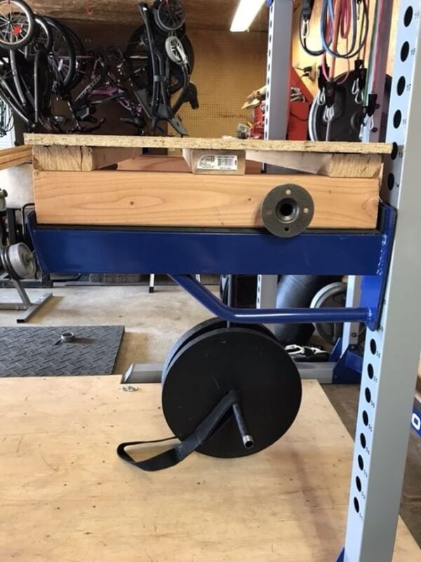 DIY Reverse Hyper - Table Top Edition | Garage Gym Lab