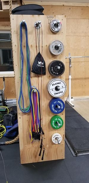 Diy weight storage discount rack